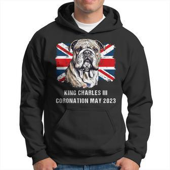Bulldog Union Jack King Charles Coronation Hoodie | Mazezy CA