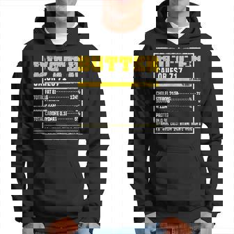 Butter Nutrition Facts Thanksgiving Food Dinner Foodie Men Hoodie - Thegiftio UK