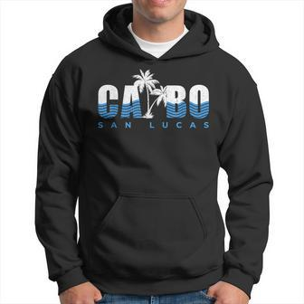 Cabo San Lucas Mexico Ocean Vibes Vintage Typography Hoodie - Seseable