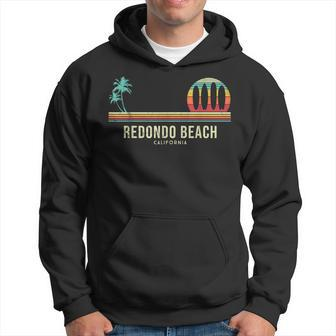 California Surf Redondo Beach Vintage Surfer Hoodie | Mazezy