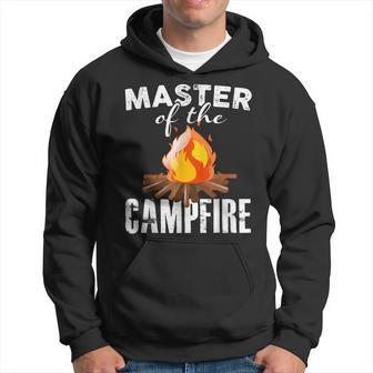 Camping T Master Of The Campfire Outdoors Hoodie - Seseable