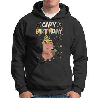 Capy Birthday Capybara Hoodie | Mazezy