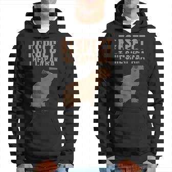 Capybara Gifts Respect The Capybara Cute Animal  Hoodie