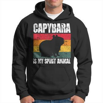 Capybara Is My Spirit Animal Capybara Pet Animal Gifts Hoodie - Seseable