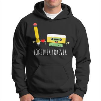 Cassette Tape Matching Shirt Couple Valentines Day Gift 80S Hoodie | Mazezy