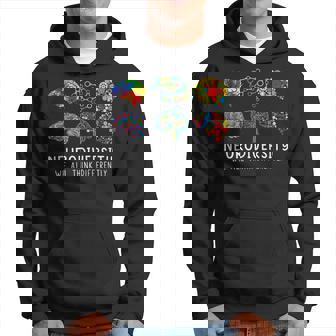 Celebrate Neurodiversity We All Think Differently Autism Hoodie | Mazezy