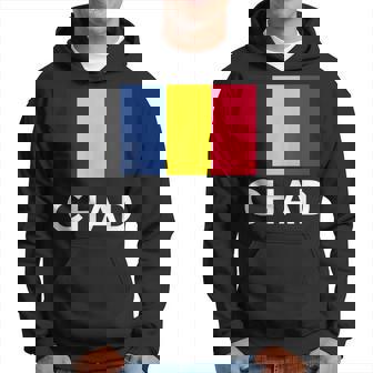 Chad Name And Flag Gift Africa Country For People Named Chad Hoodie - Seseable