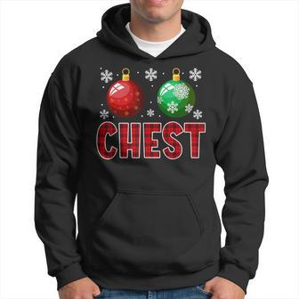 Chest Nuts Christmas Funny Matching Couple Chestnuts V2 Men Hoodie Graphic Print Hooded Sweatshirt - Seseable