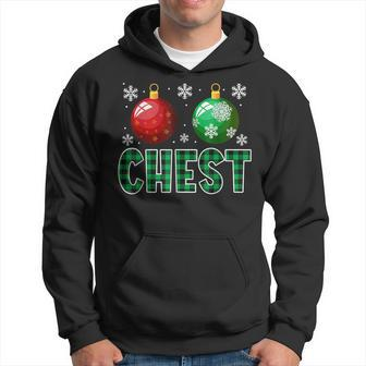 Chest Nuts Christmas T Matching Couple Chestnuts Funny Hoodie - Thegiftio UK