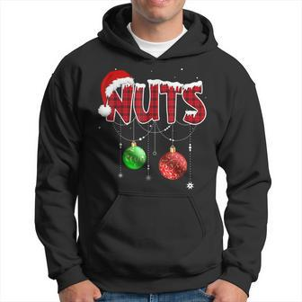 Chest Nuts Funny Matching Chestnuts Christmas Couples Nuts Men Hoodie Graphic Print Hooded Sweatshirt - Seseable
