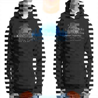 Chicago Skyline Chicago Skyline At Night Men Hoodie - Thegiftio