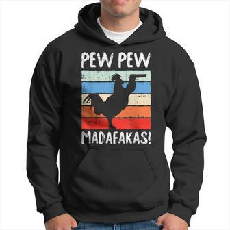 Chick Chick Madafakas Chicken Funny Rooster Cock Farmer Gift Hoodie | Mazezy