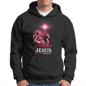 Christian Lion Cross Religious Saying Sickle Cell Awareness Hoodie - Seseable