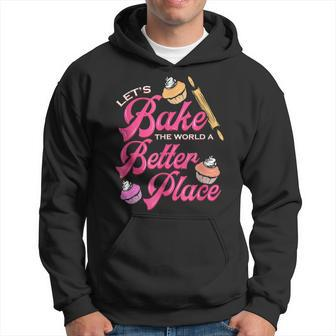 Christmas Cookies Baking Cupcake Baker Cake Chef Men Hoodie Graphic Print Hooded Sweatshirt - Seseable
