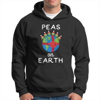 Christmas Peas On Earth World Peace Pea Design Tshirt Hoodie - Monsterry AU