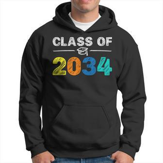 Class Of 2034 Grow With Me First Day Of School Graduation Hoodie | Mazezy