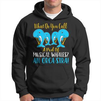 Classical Orchestra With Orca Joke Men Hoodie - Thegiftio