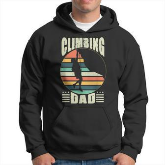 Climbing Dad Expert Mountain Rock Climber Father Gift Hoodie | Mazezy