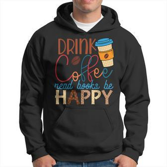 Coffee And Reading Quote People Who Love To Book And Reading Men Hoodie Graphic Print Hooded Sweatshirt - Thegiftio UK