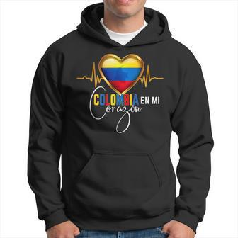 Colombia En Mi Corazon Colombian Pride Matching Hoodie - Seseable