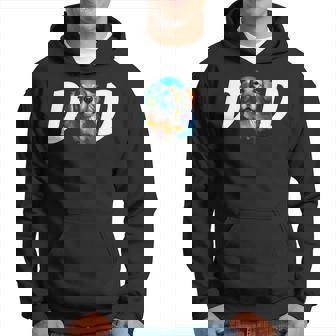 Colorful Golden Retriever Dad Dog Lovers Fathers Day Men Hoodie - Thegiftio UK