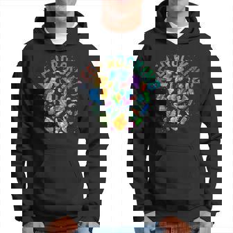 Colorful Rock Collector Earth Scientist Gift Funny Geology Hoodie | Mazezy