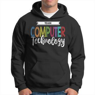 Computer Team Technology Teacher School Men Hoodie - Thegiftio UK