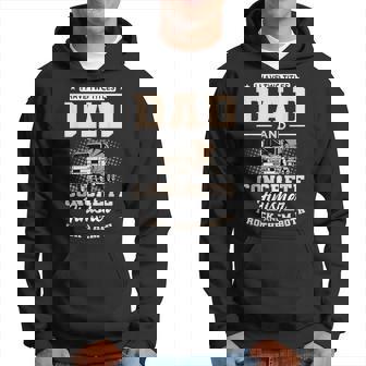 Concrete Finisher Skilles Dad Laborer Fathers Day Hoodie | Mazezy