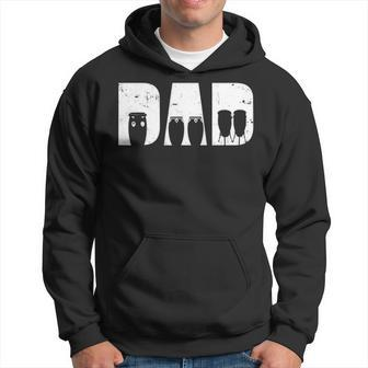 Conga Dad Drum Player Drummer Percussion Music Instrument V2 Hoodie - Seseable