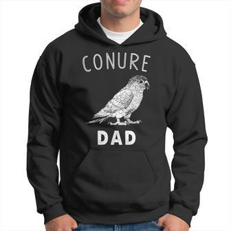 Conure Dad Green Cheek Conure Parrot Bird Papa Men Hoodie - Thegiftio UK
