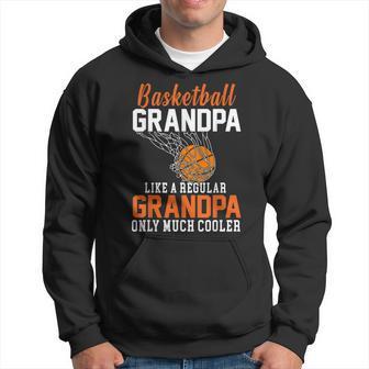 Cool Basketball Grandpa Funny Basketball Grandfather Gift For Mens Hoodie | Mazezy