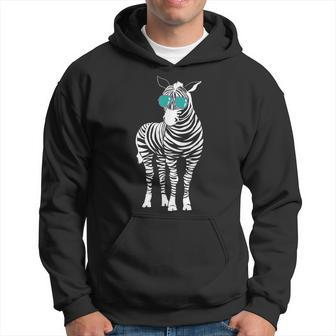 Cool Sunglasses Zebra - Zookeeper Wildlife Animal Lover Hoodie | Mazezy