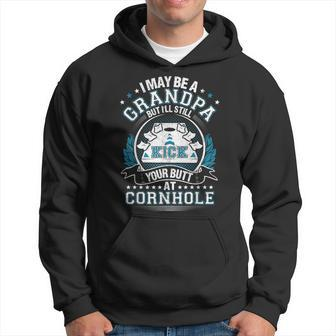 Cornhole Funny Grandpa Corn Hole Hoodie | Mazezy