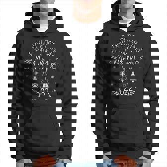 Couple Wife Husband Our First Christmas As Mr & Mrs 2022 Men Hoodie Graphic Print Hooded Sweatshirt - Seseable
