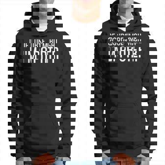 Of Course Im Right Im Porter Personalized Name Men Hoodie - Thegiftio UK