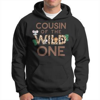 Cousin Of The Wild One Animal Safari 1St Birthday Theme Hoodie | Mazezy