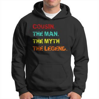 Cousin The Man The Myth The Legend Hoodie - Monsterry UK