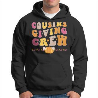 Cousins Giving Crew Pumpkin Cousin Crew Thanksgiving Men Hoodie - Thegiftio UK