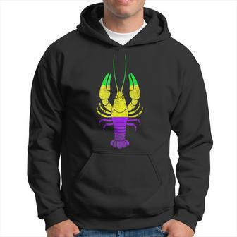Crawfish Mardi Gras Carnival New Orleans Funny Fat Tuesdays Hoodie - Seseable
