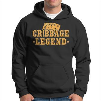 Cribbage Legend Kartenspiel Spieler V2 Hoodie - Seseable