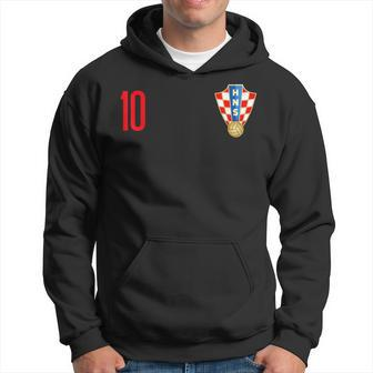 Croatia Soccer Jersey 2022 Croatian Flag Football Team Fan V2 Men Hoodie - Thegiftio UK