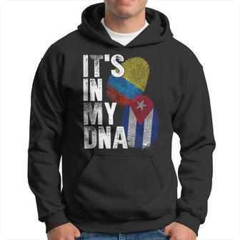 Cuba Colombia Its In My Dna Colombian Pride Cuban Roots Hoodie | Mazezy