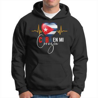 Cuba En Mi Corazon Cuban Pride Hoodie - Seseable