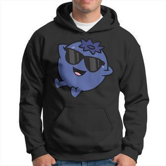 Cute Blueberry Fruit Relaxing Lazy Blueberry Hoodie | Mazezy