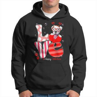 Cute Boxer Dog Love Valentine Puppy Lover V2 Hoodie - Seseable