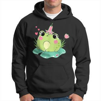 Cute Cottagecore Frog Hoodie | Mazezy