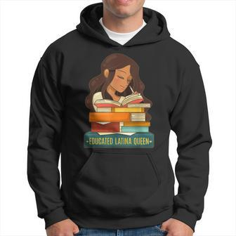 Cute Educated Latina Queen Gift Hoodie - Seseable