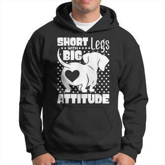 Cute Funny Dachshund Weiner Sausage Dog Men Hoodie Graphic Print Hooded Sweatshirt - Seseable