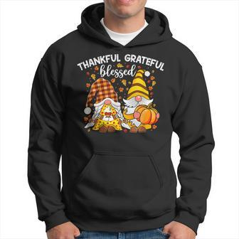 Cute Gnomes Couple With Pumpkin Spice Thanksgiving Day V2 Men Hoodie - Thegiftio UK