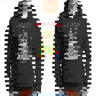 Cute Ragdoll Cat Lovers Holiday Tree Christmas Men Hoodie - Thegiftio
